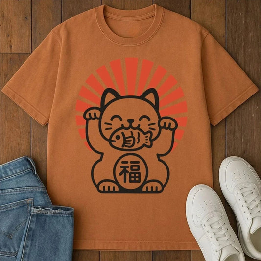 Rising Maneki T-Shirt Yam / S 15716289254599674251 T-Shirt