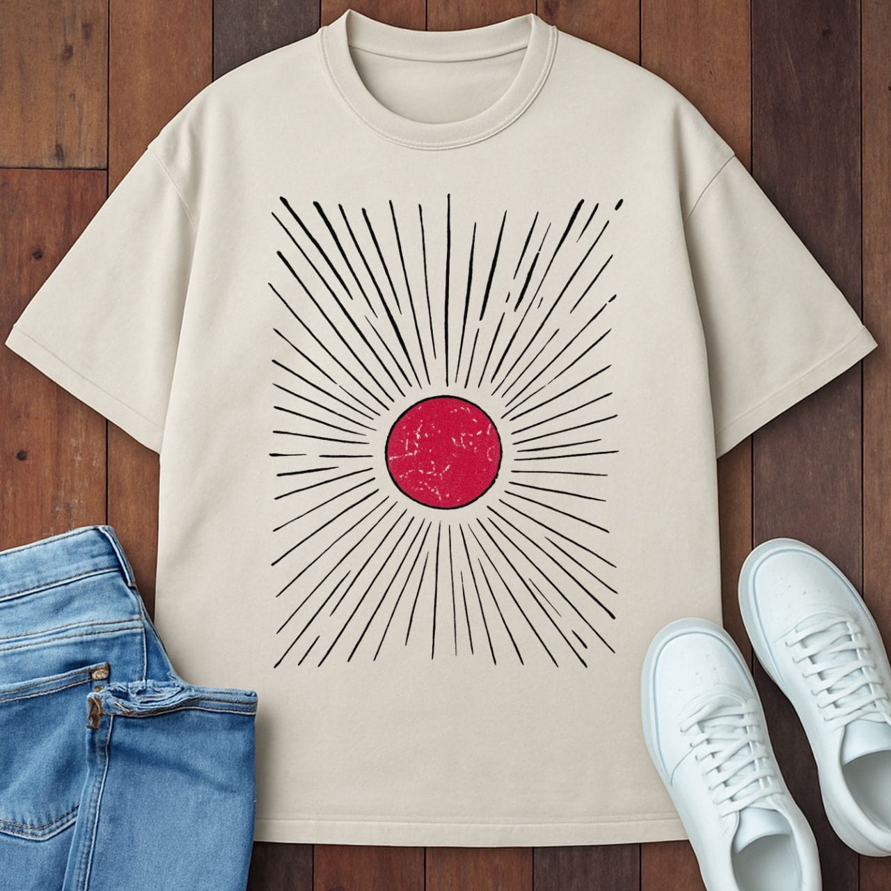 Rising Radiance T-Shirt Ivory / S 31736779671832672529 T-Shirt