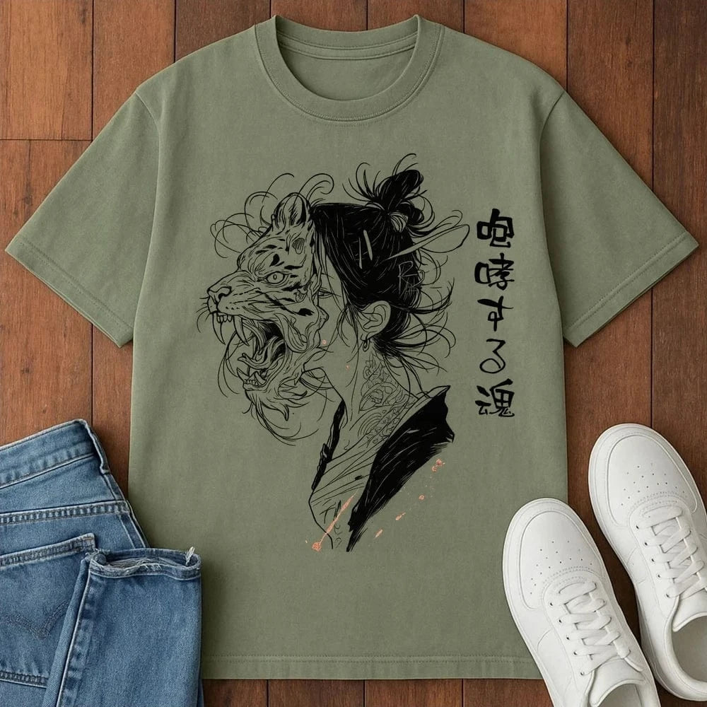 Roaring Spirit T-Shirt Moss / S 48743424266068081388 T-Shirt