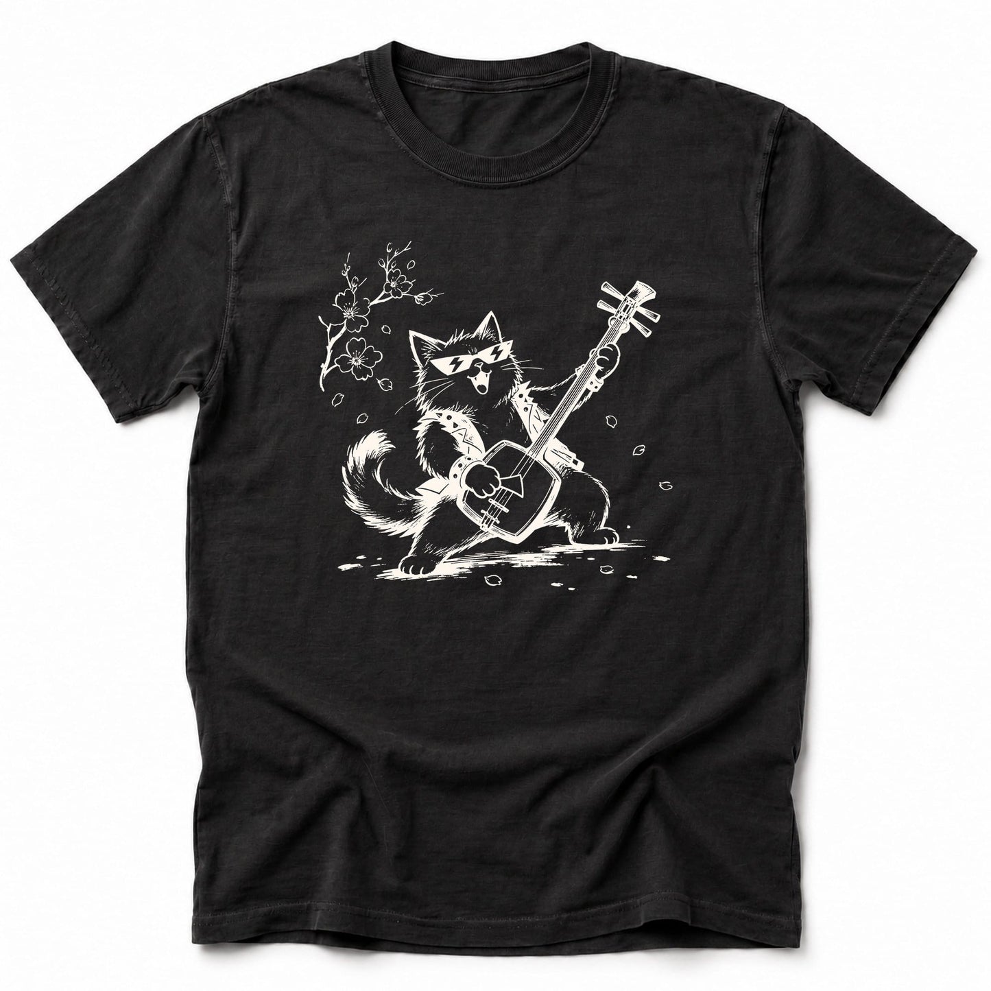 Rock N Purr T-Shirt Black / S 22700829783414266613 T-Shirt