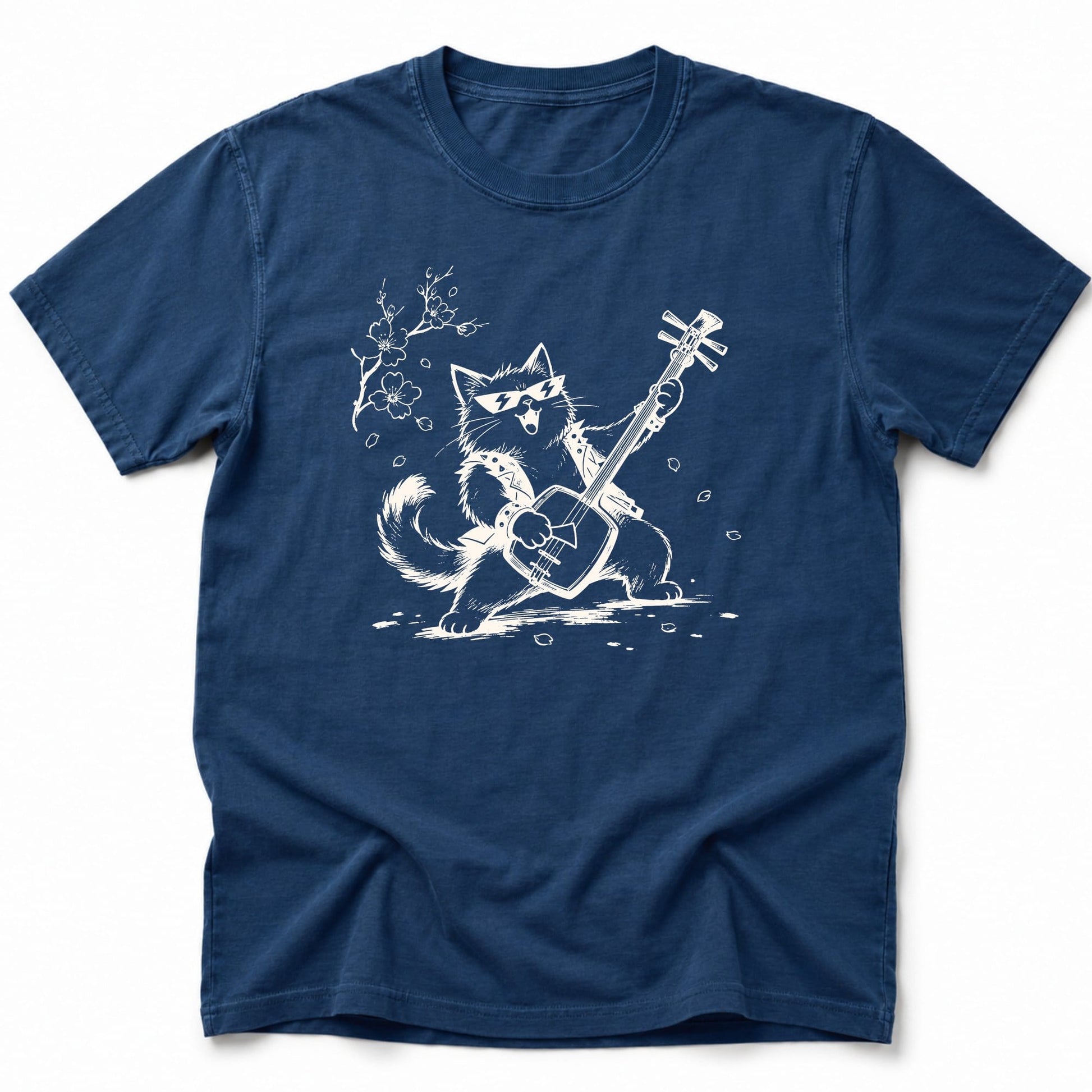 Rock N Purr T-Shirt Navy / S 21910777169997985492 T-Shirt