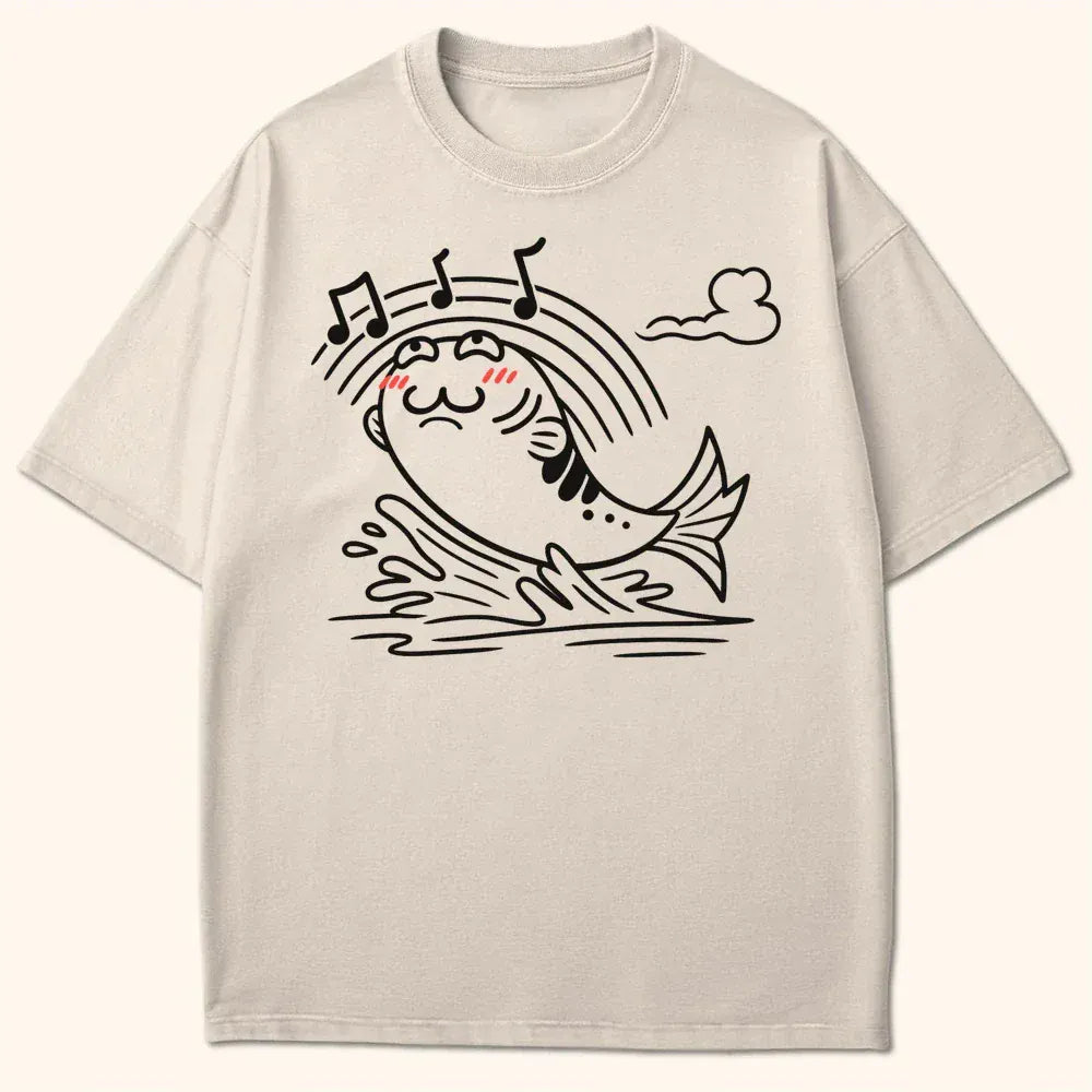 Sakana-Kun T-Shirt Ivory / S 14014714741258470754 T-Shirt