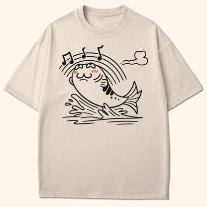 Sakana-Kun T-Shirt Ivory / S 14014714741258470754 T-Shirt
