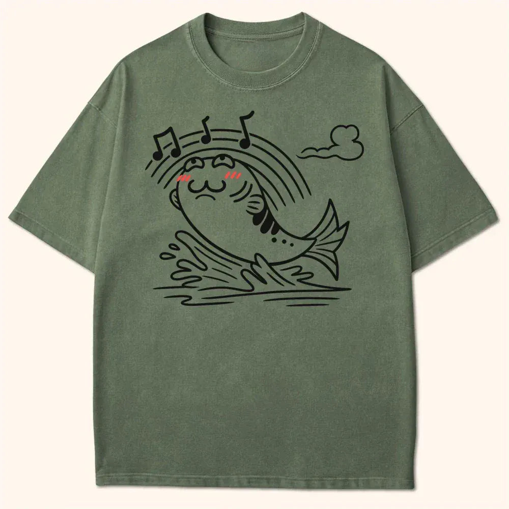 Sakana-Kun T-Shirt Moss / S 62295480099298015965 T-Shirt