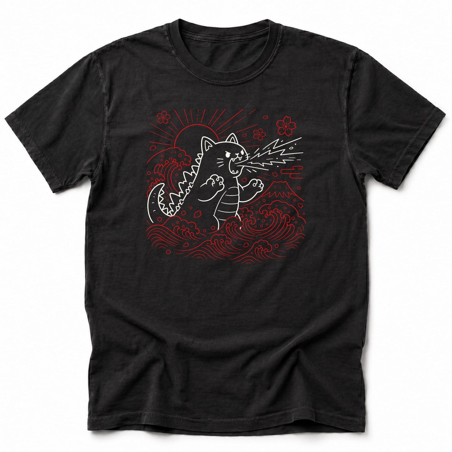 Sakura Blast T-Shirt Black / S 46951652136942801893 T-Shirt