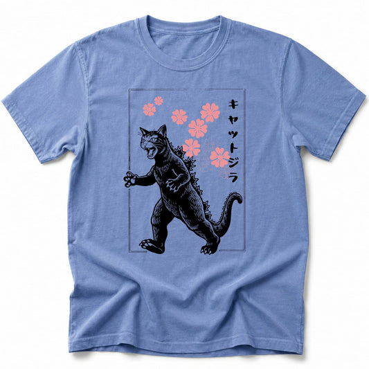 Sakura Kyattojira T-Shirt Blue Jean / S 10612621797619035889 T-Shirt