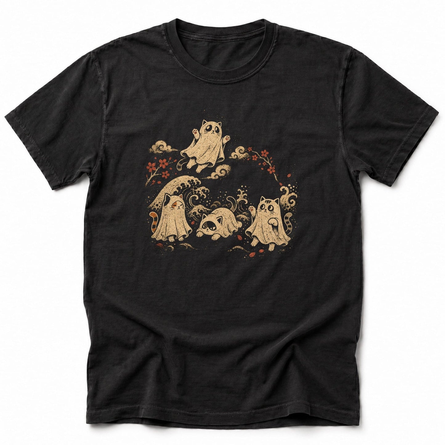 Sakura Spooks T-Shirt Black / S 28058012377192018525 T-Shirt