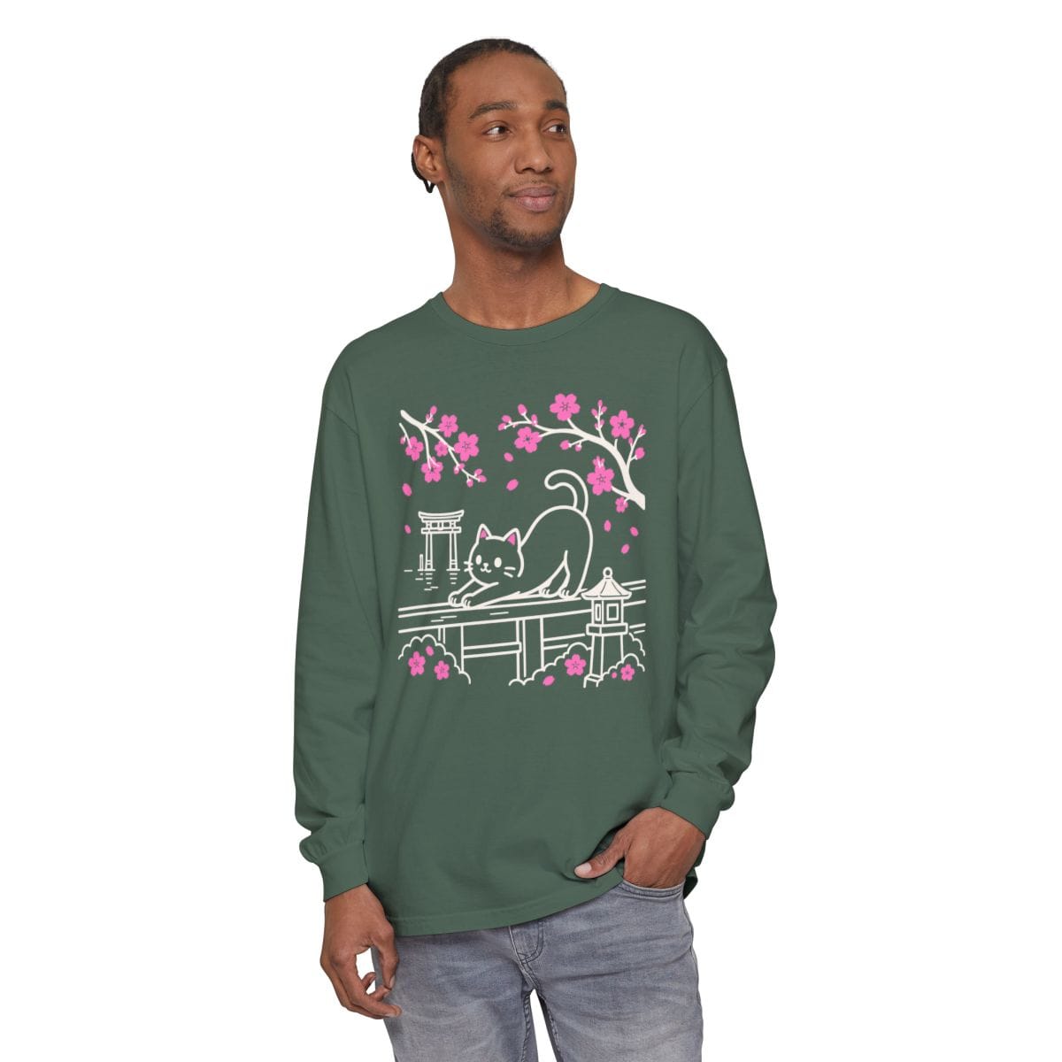 Sakura Stretch Long Sleeve Long-sleeve