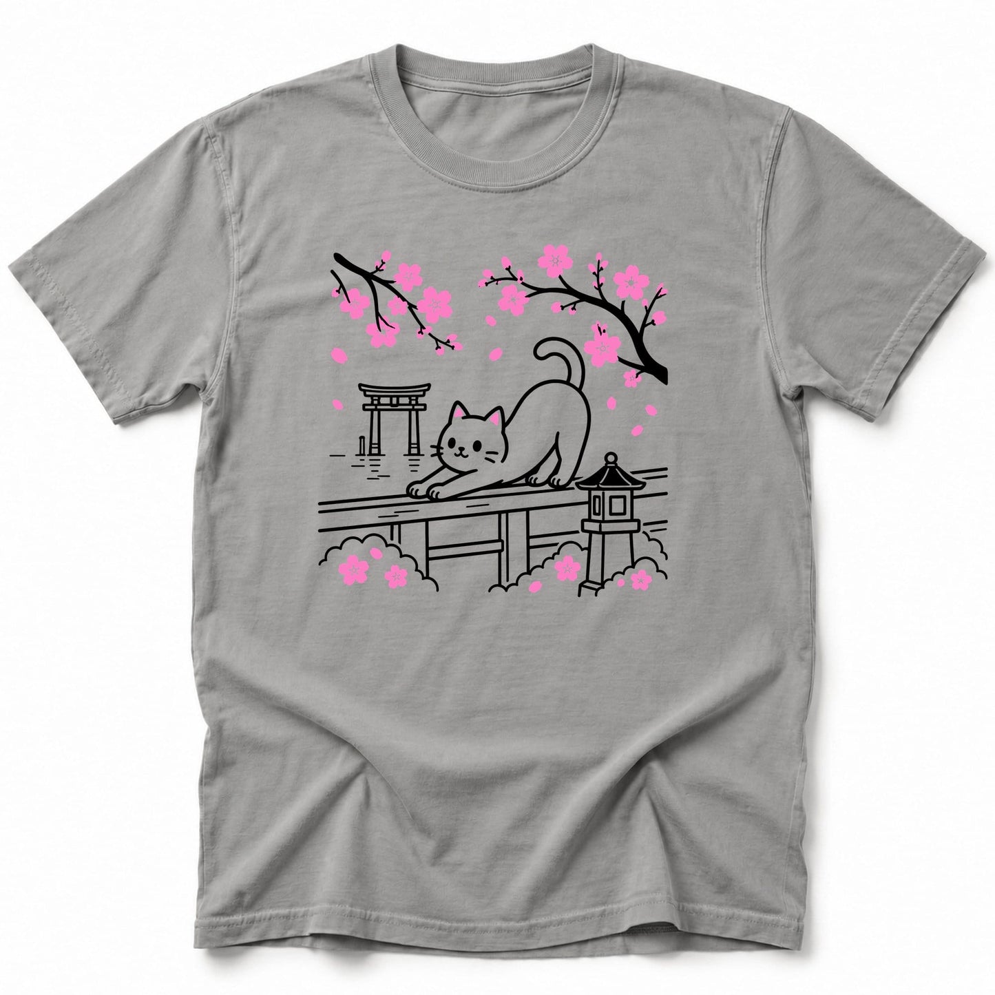 Sakura Stretch T-Shirt Grey / S 73124904871009241863 T-Shirt