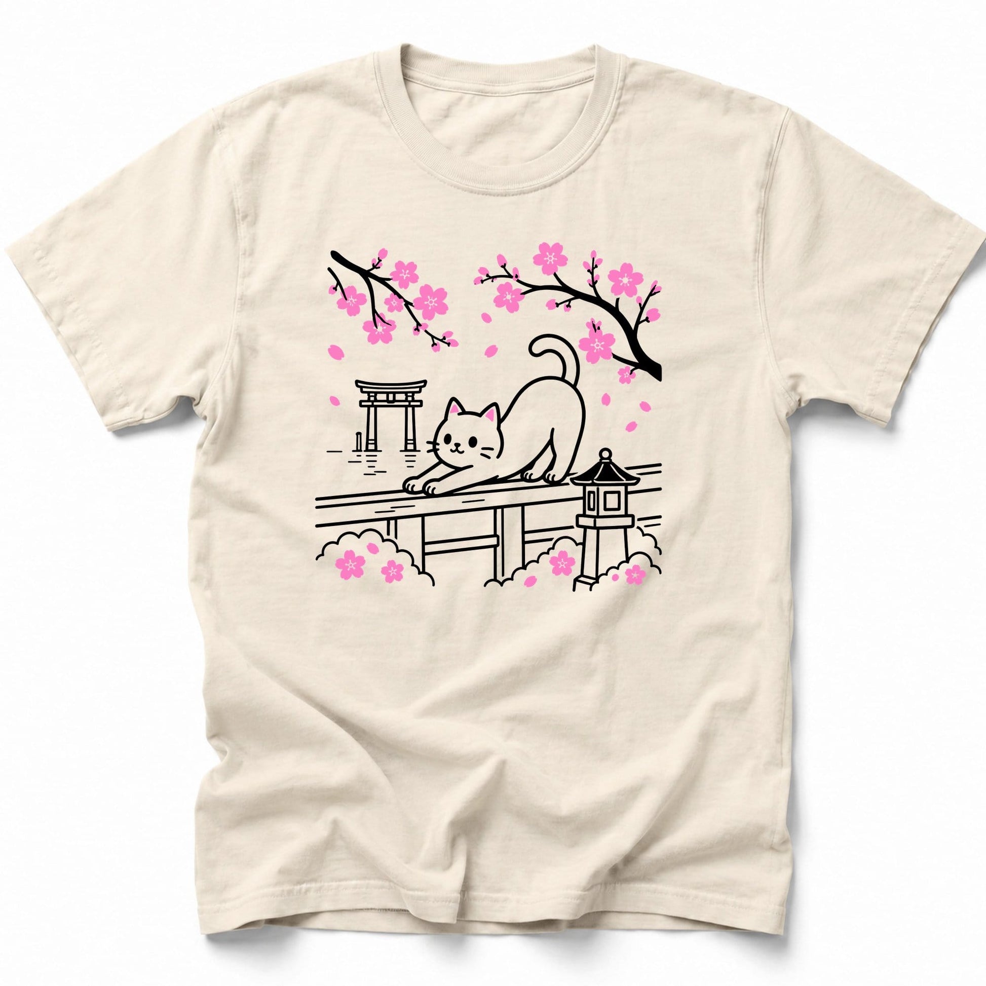 Sakura Stretch T-Shirt Ivory / S 31597186657345649159 T-Shirt