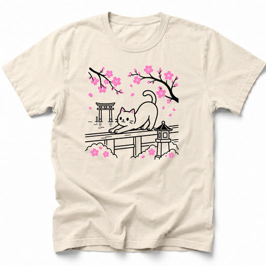 Sakura Stretch T-Shirt Ivory / S 31597186657345649159 T-Shirt