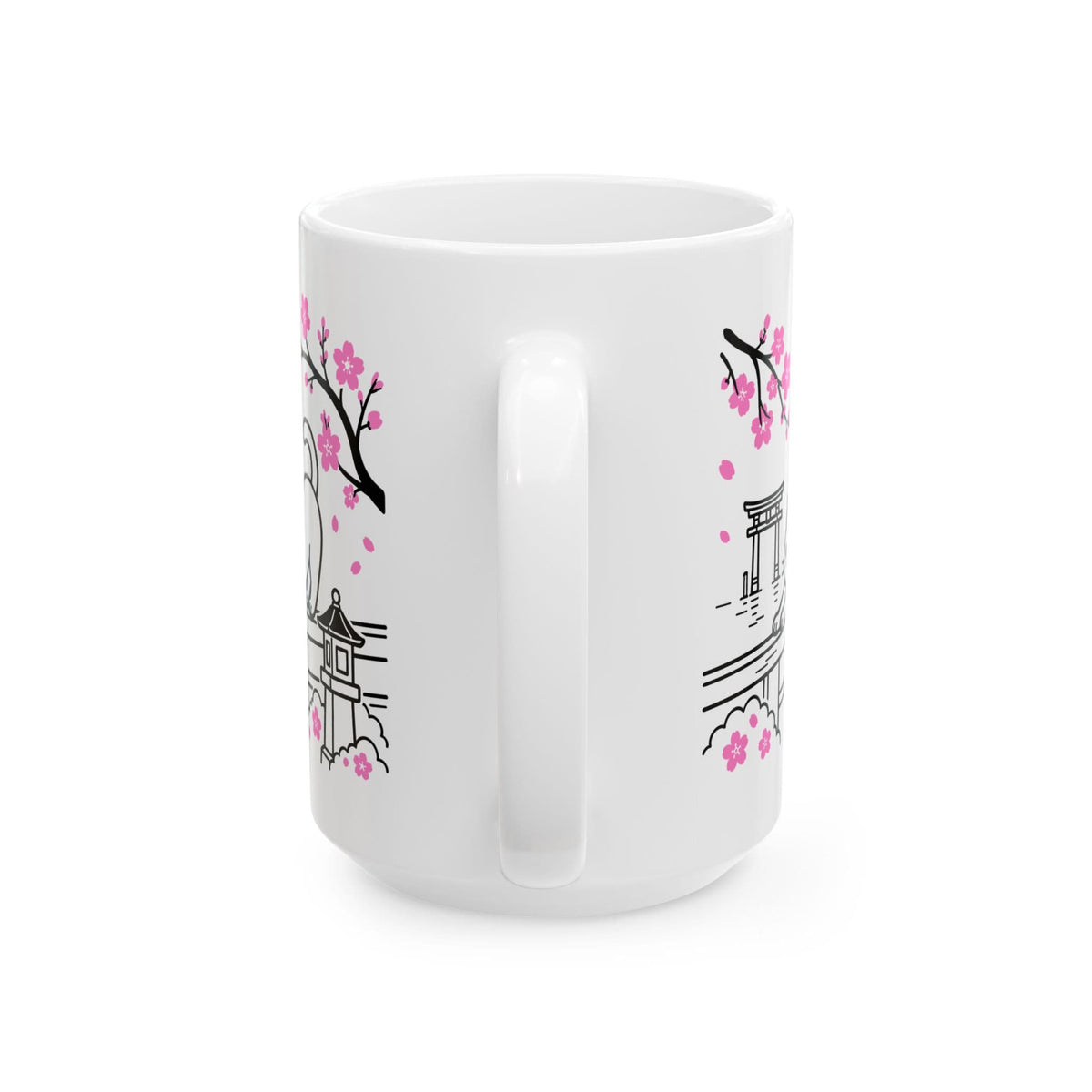 Sakura Stretch White Mug (15oz) 15oz 22102045724881529900 Mug