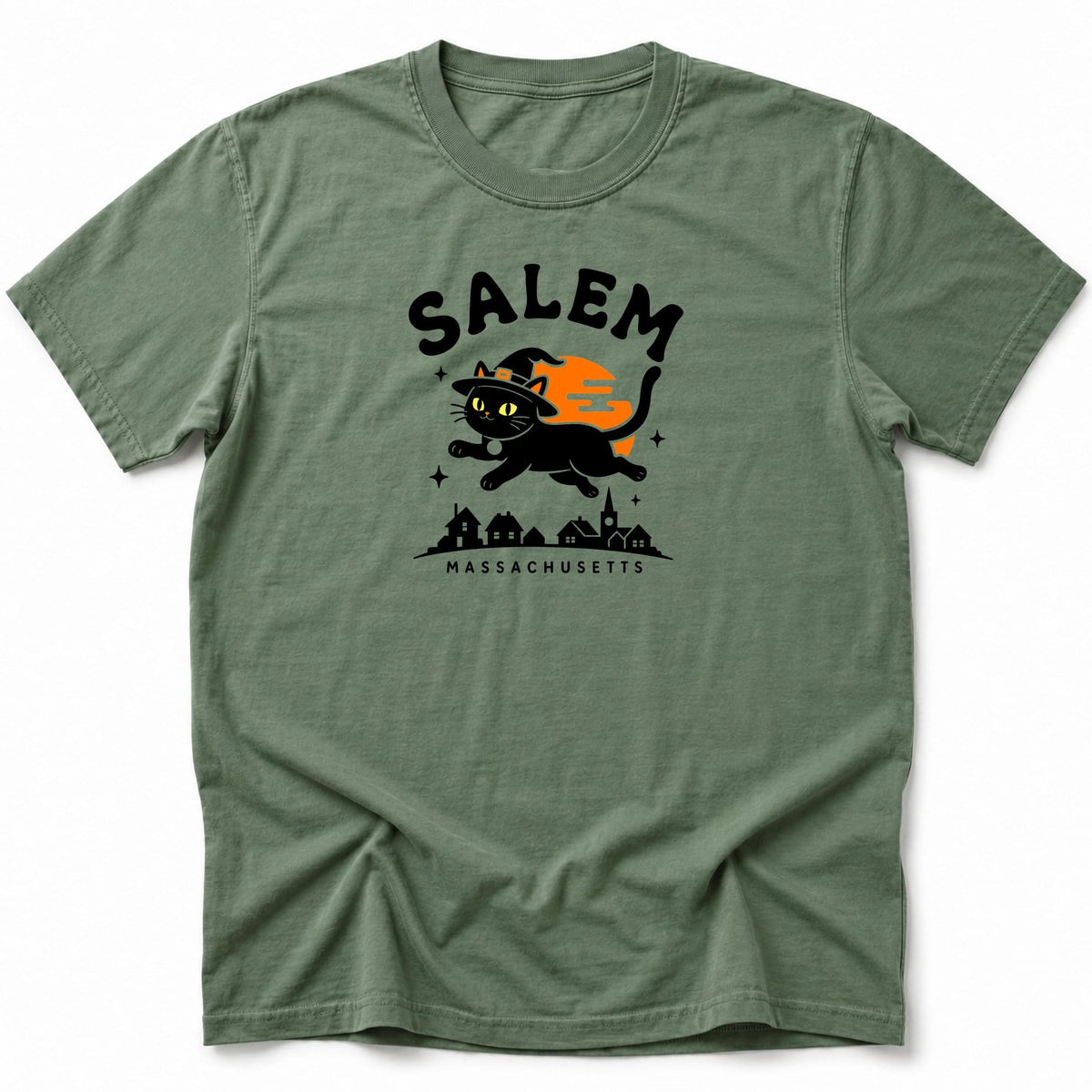 Salem T-Shirt Moss / S 93119857192659213740 T-Shirt