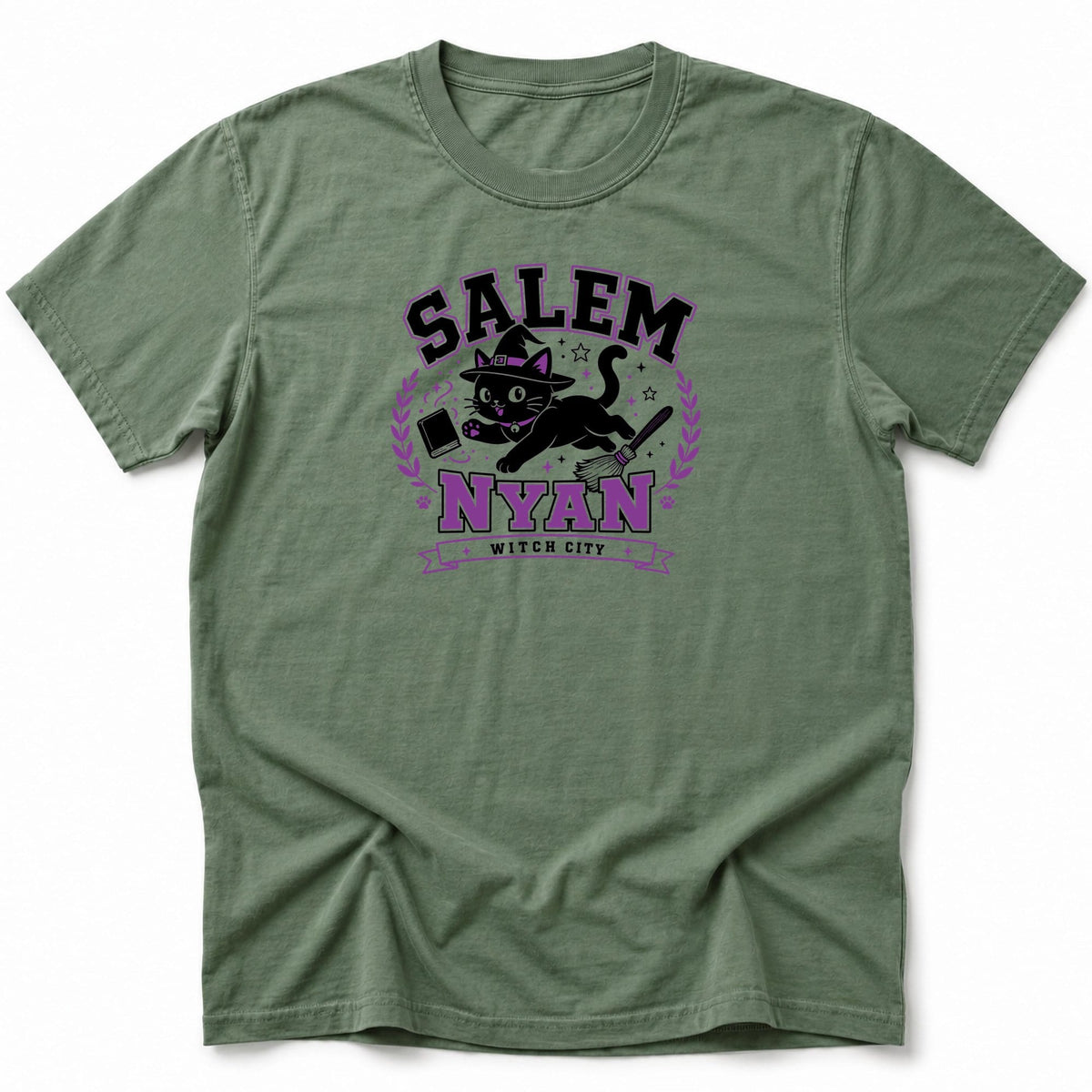 Salem Uni T-Shirt Moss / S 13235061972914532038 T-Shirt