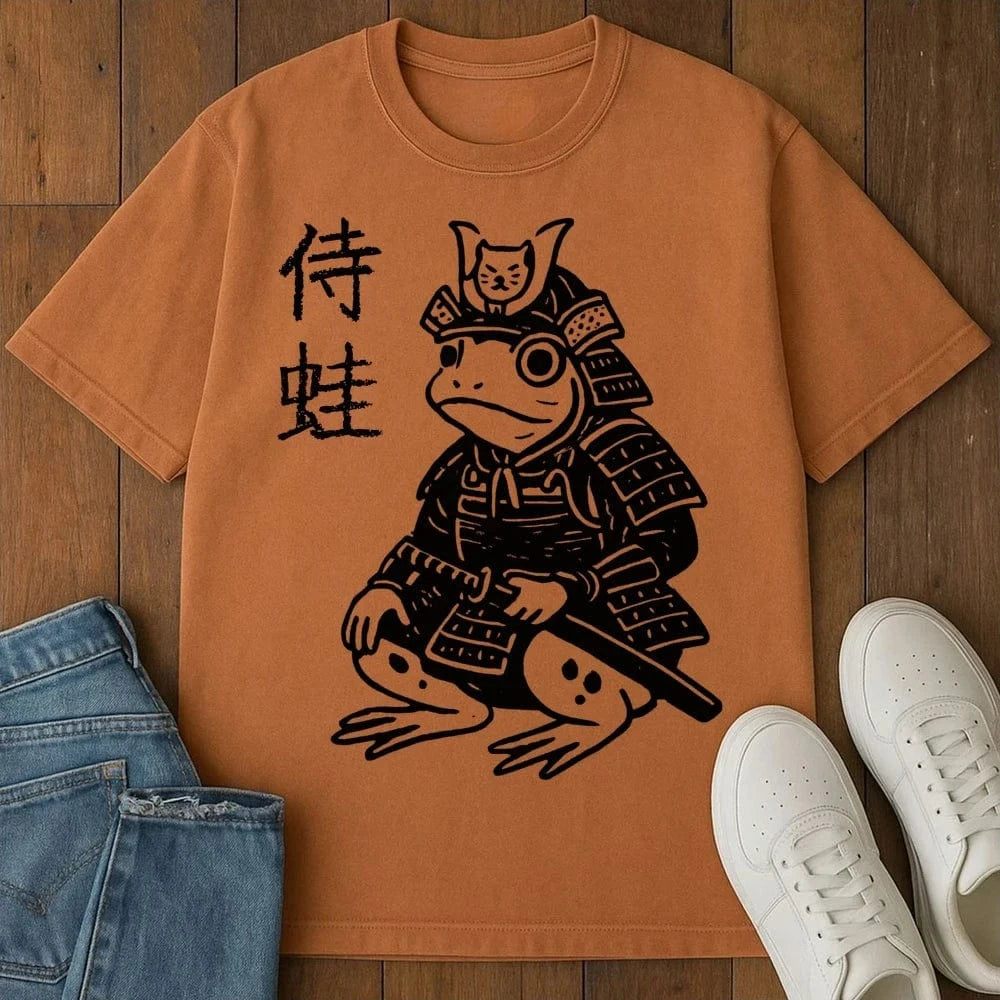 Samurai Frog T-Shirt Yam / S 12245869354379916240 T-Shirt
