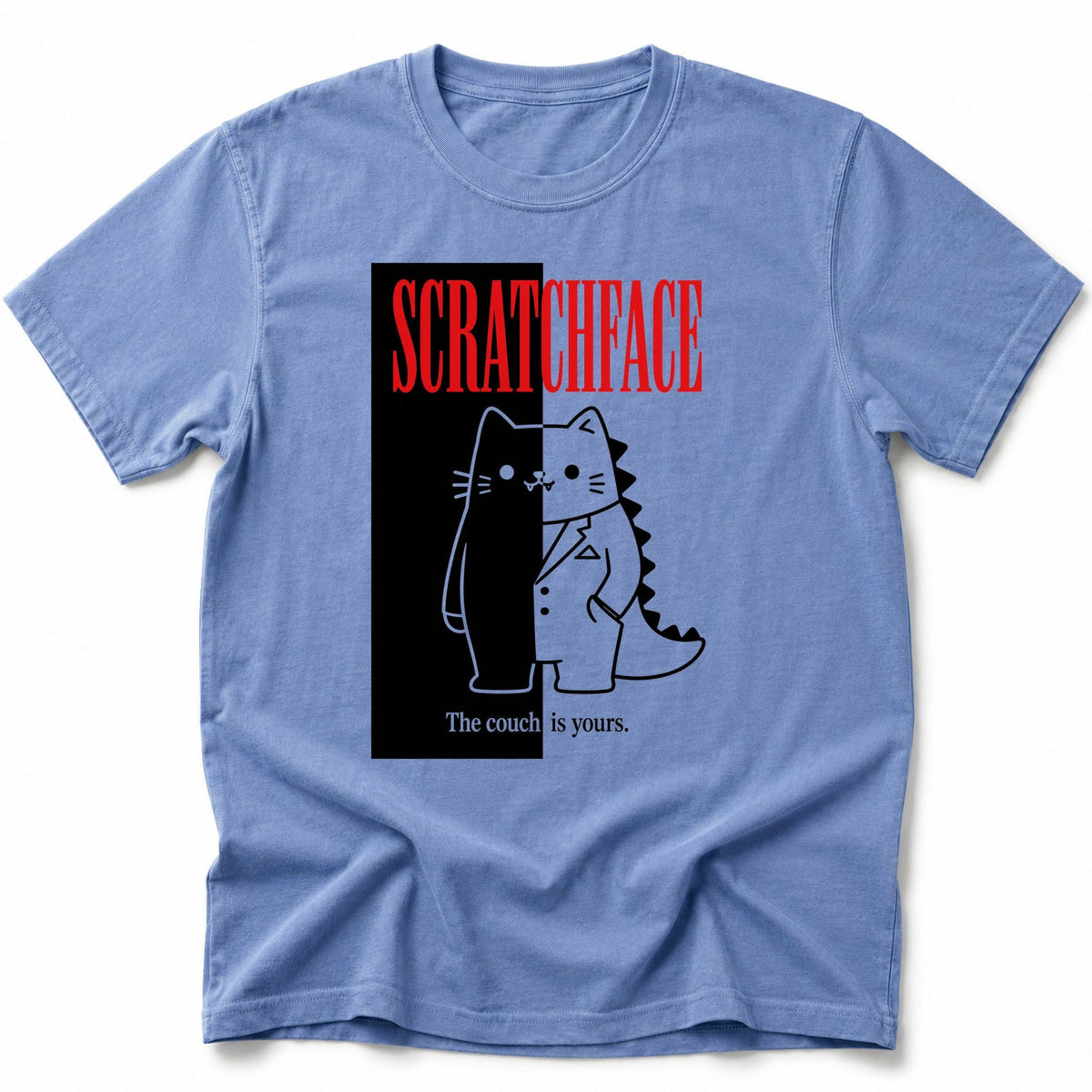 Scratchface T-Shirt Blue Jean / S 16389675563445126702 T-Shirt