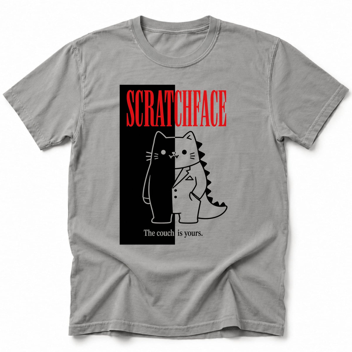 Scratchface T-Shirt Grey / S 26397166803320411799 T-Shirt