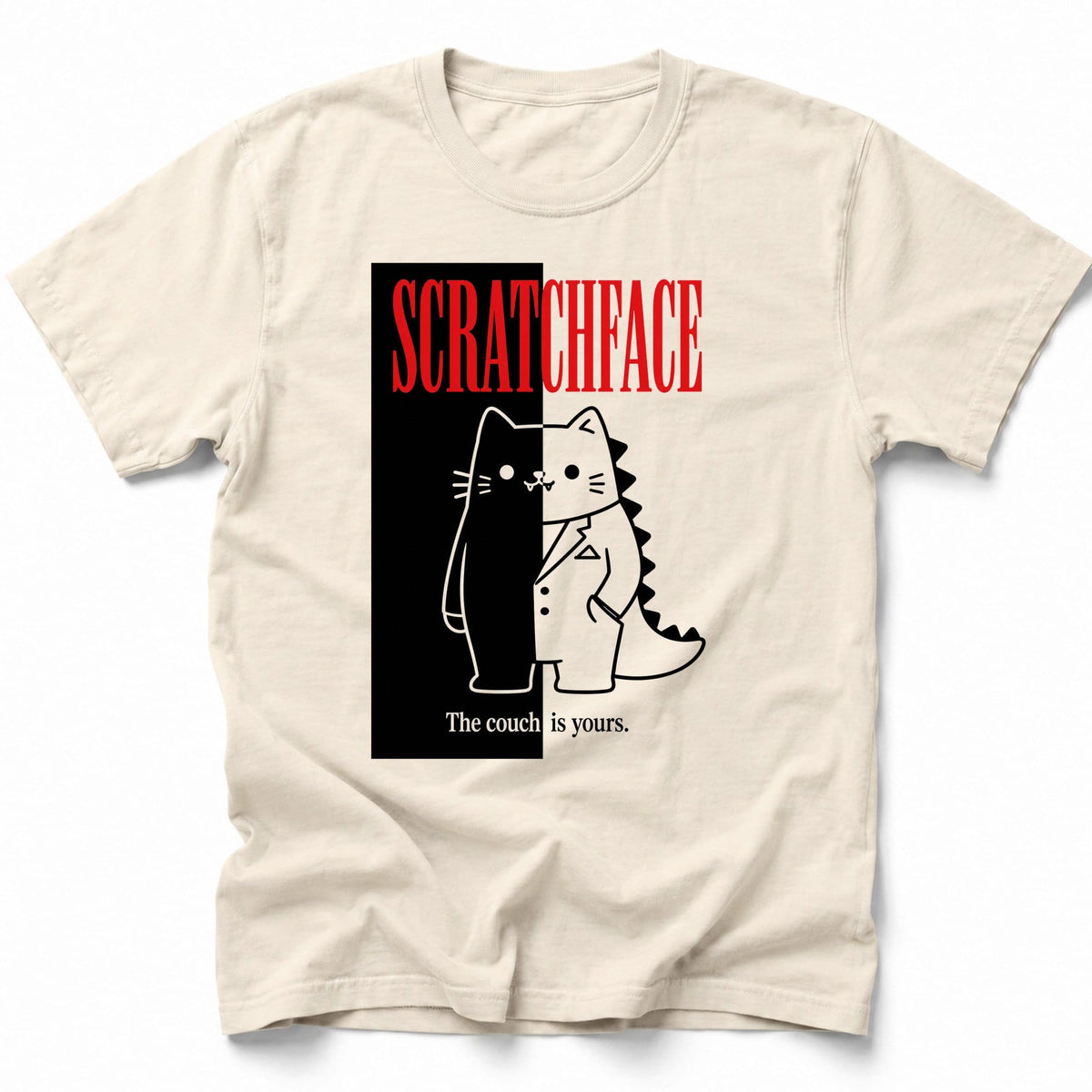 Scratchface T-Shirt Ivory / S 21981924140912592427 T-Shirt
