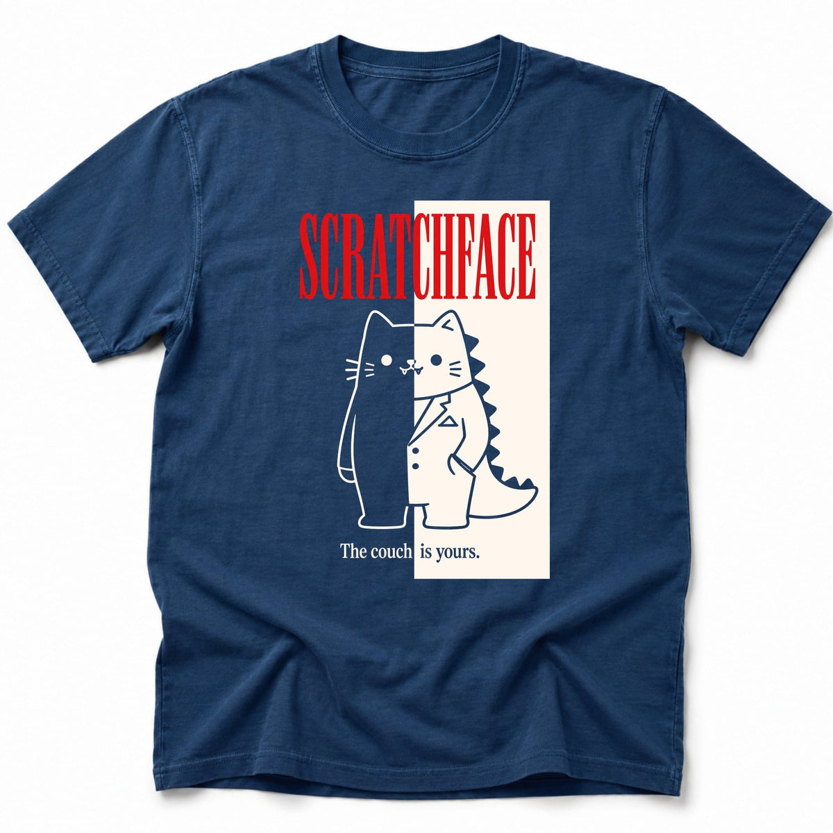 Scratchface T-Shirt Navy / S 28281642634824588658 T-Shirt