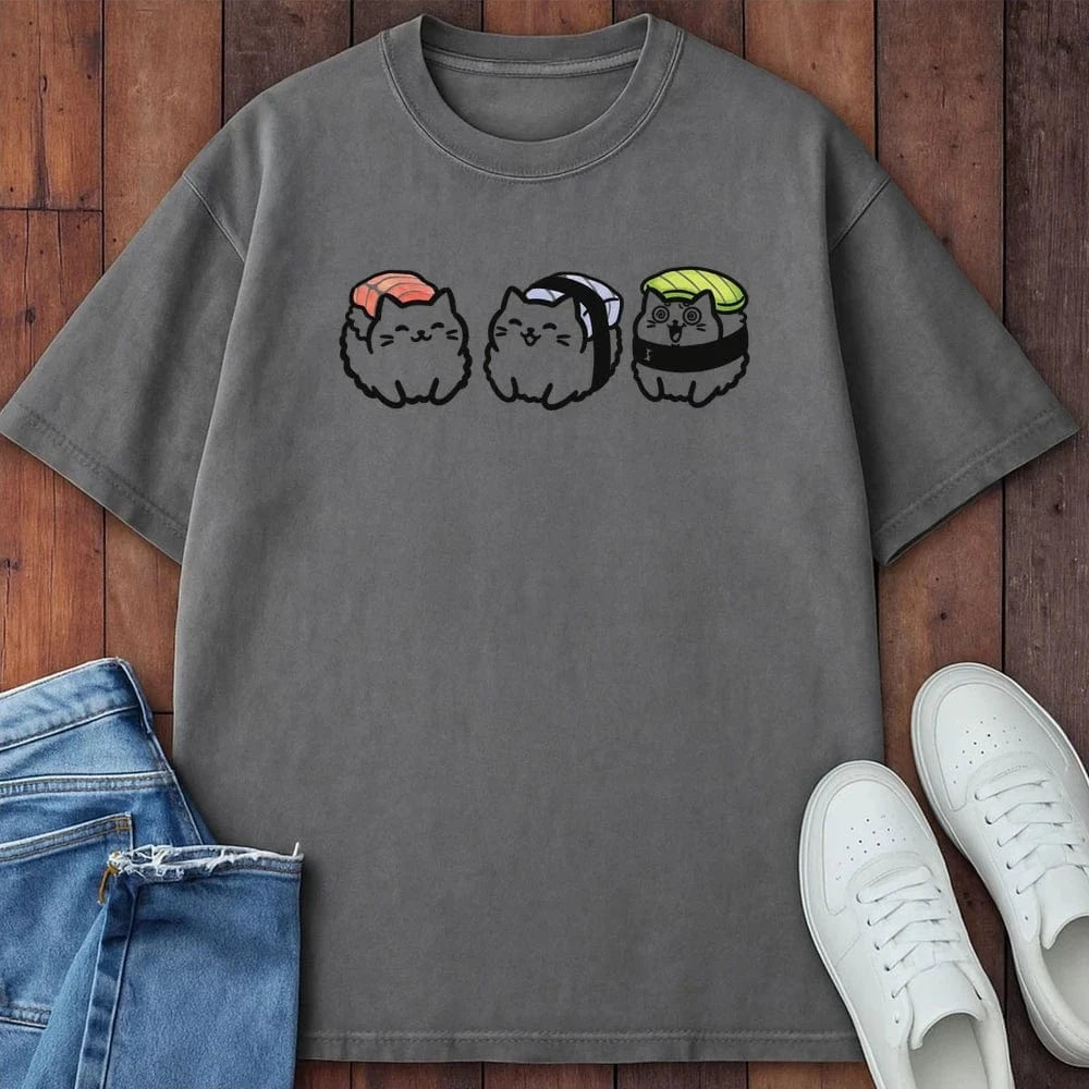 Seaweed Chokku T-Shirt Grey / S 94159572399458531328 T-Shirt