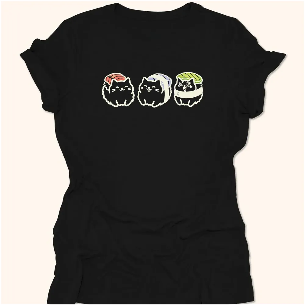 Seaweed Chokku Womens Tee Black / S 28911582945812956924 T-Shirt