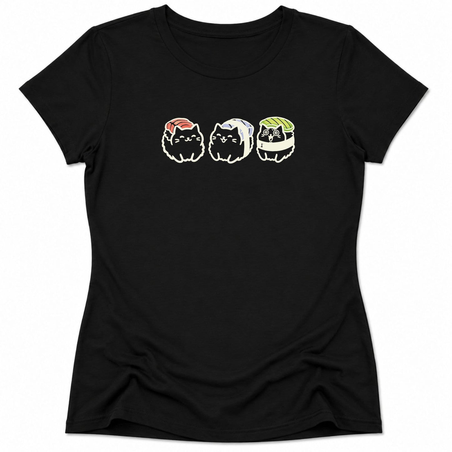 Seaweed Chokku Womens Tee Black / S 28911582945812956924 T-Shirt
