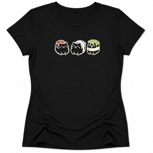 Seaweed Chokku Womens Tee Black / S 28911582945812956924 T-Shirt