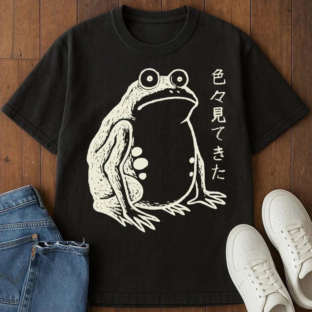 Seen Things Frog T-Shirt Black / S 79256766937395394500 T-Shirt