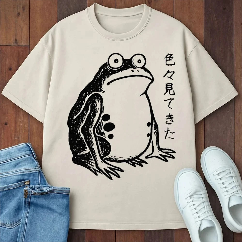 Seen Things Frog T-Shirt Ivory / S 31484670745710772542 T-Shirt