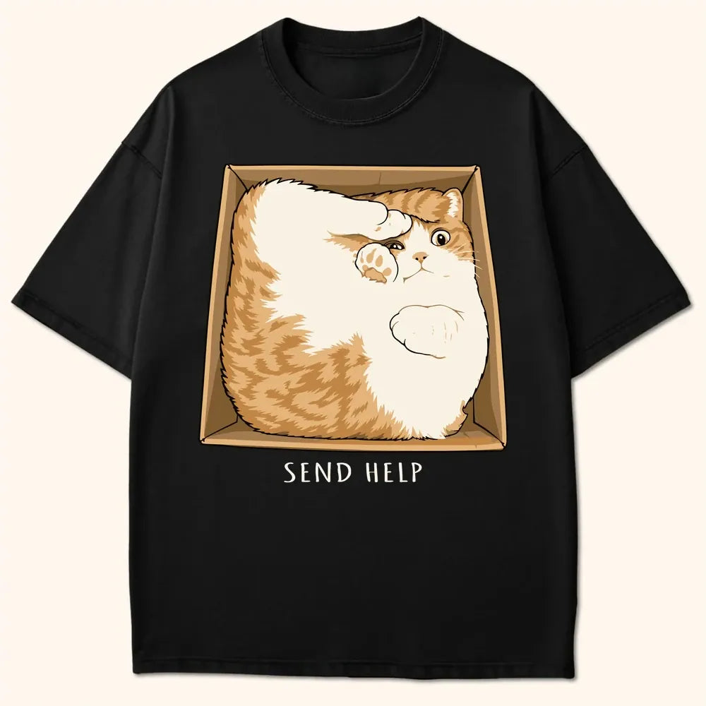 Send Help T-Shirt Black / S 17050105360823963344 T-Shirt