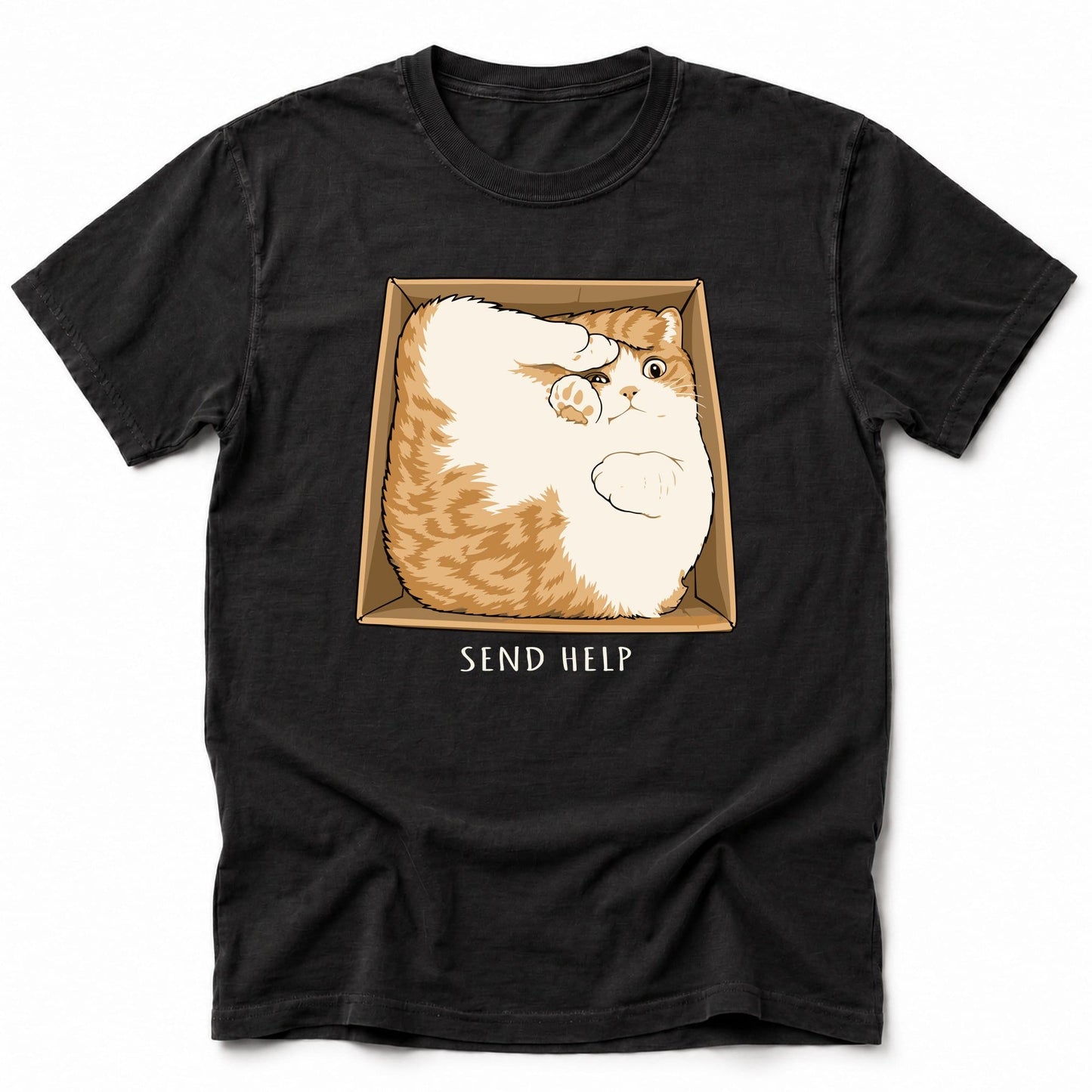 Send Help T-Shirt Black / S 17050105360823963344 T-Shirt