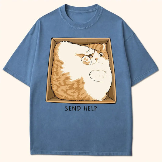 Send Help T-Shirt Blue Jean / S 10987466435960124232 T-Shirt