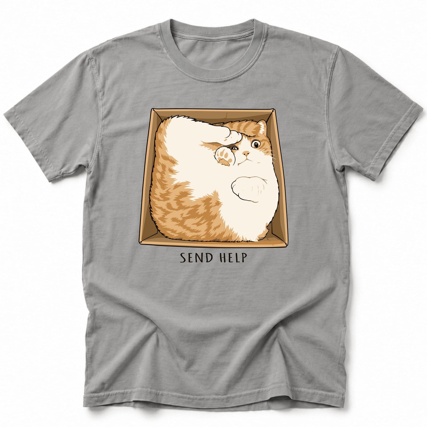 Send Help T-Shirt Grey / S 27260406288455623006 T-Shirt