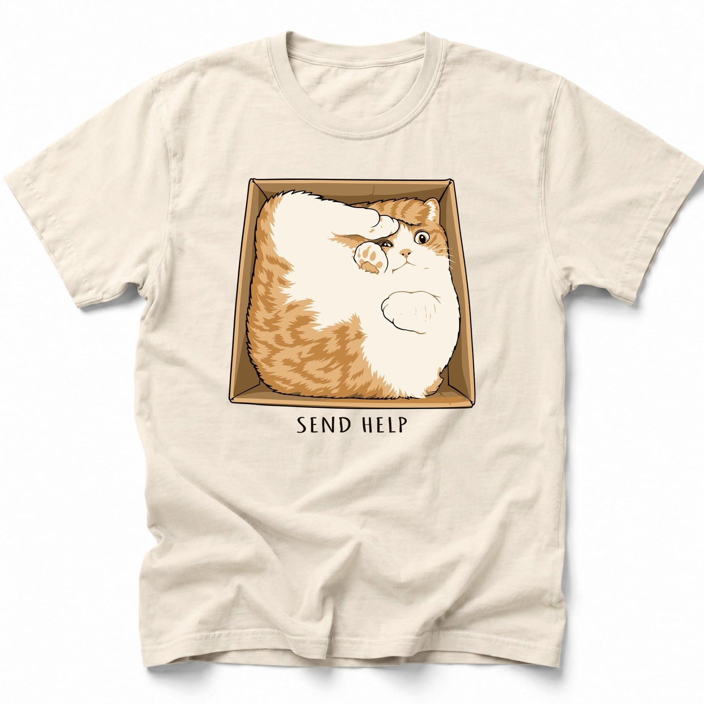 Send Help T-Shirt Ivory / S 52314569349946131254 T-Shirt