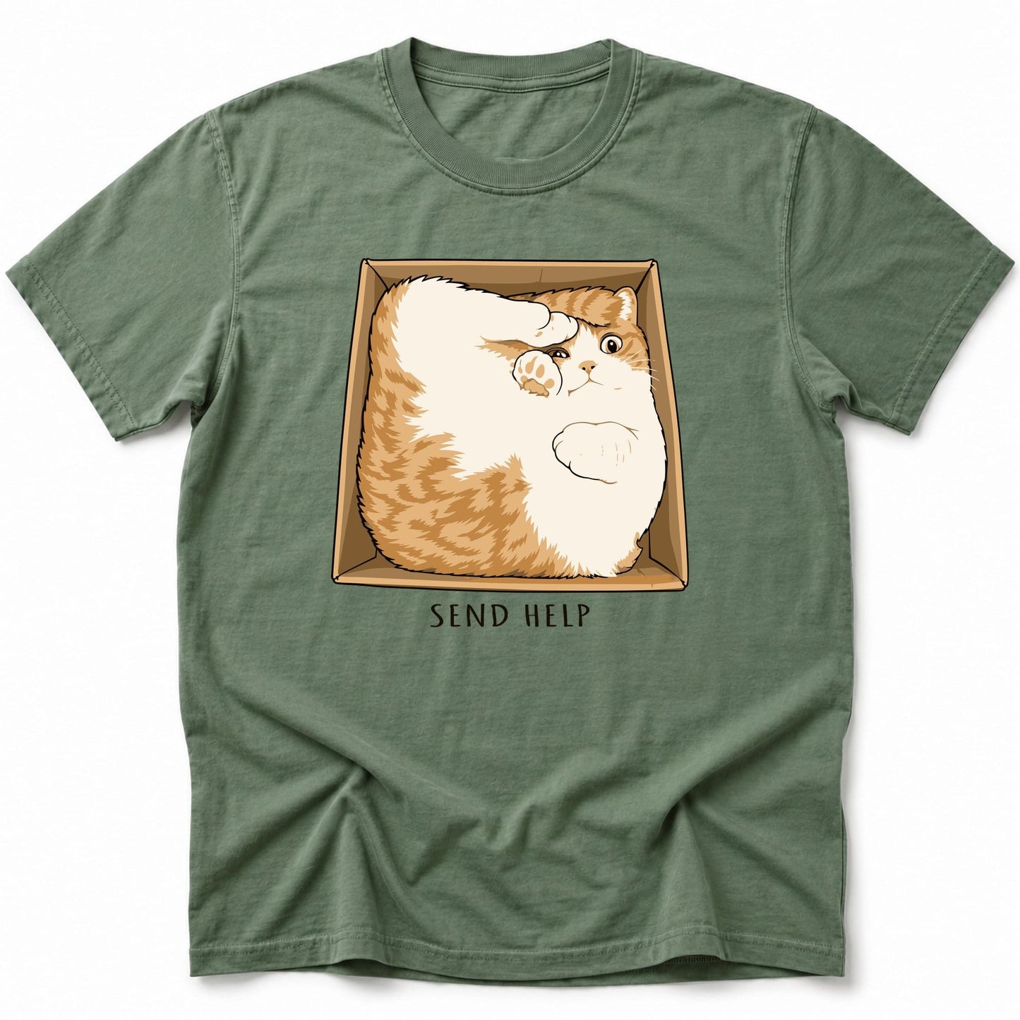 Send Help T-Shirt Moss / S 26194735700574806032 T-Shirt