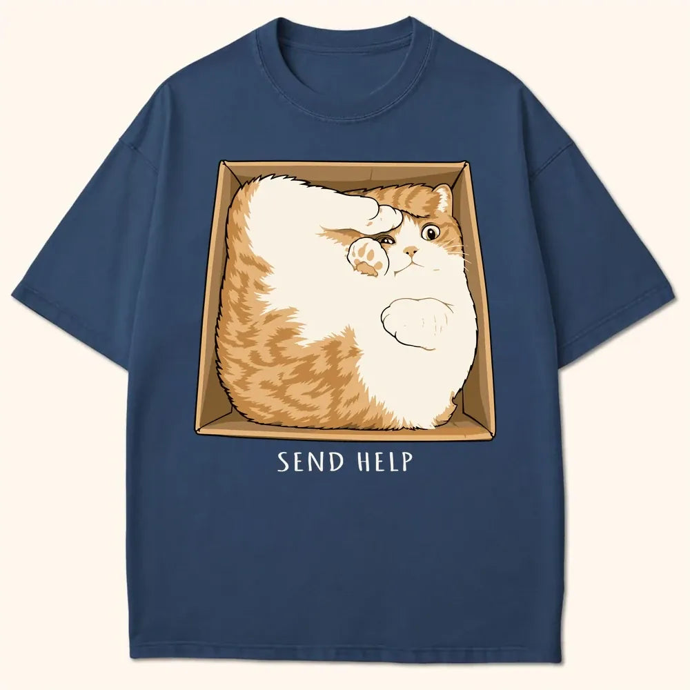 Send Help T-Shirt Navy / S 72971019515478331790 T-Shirt