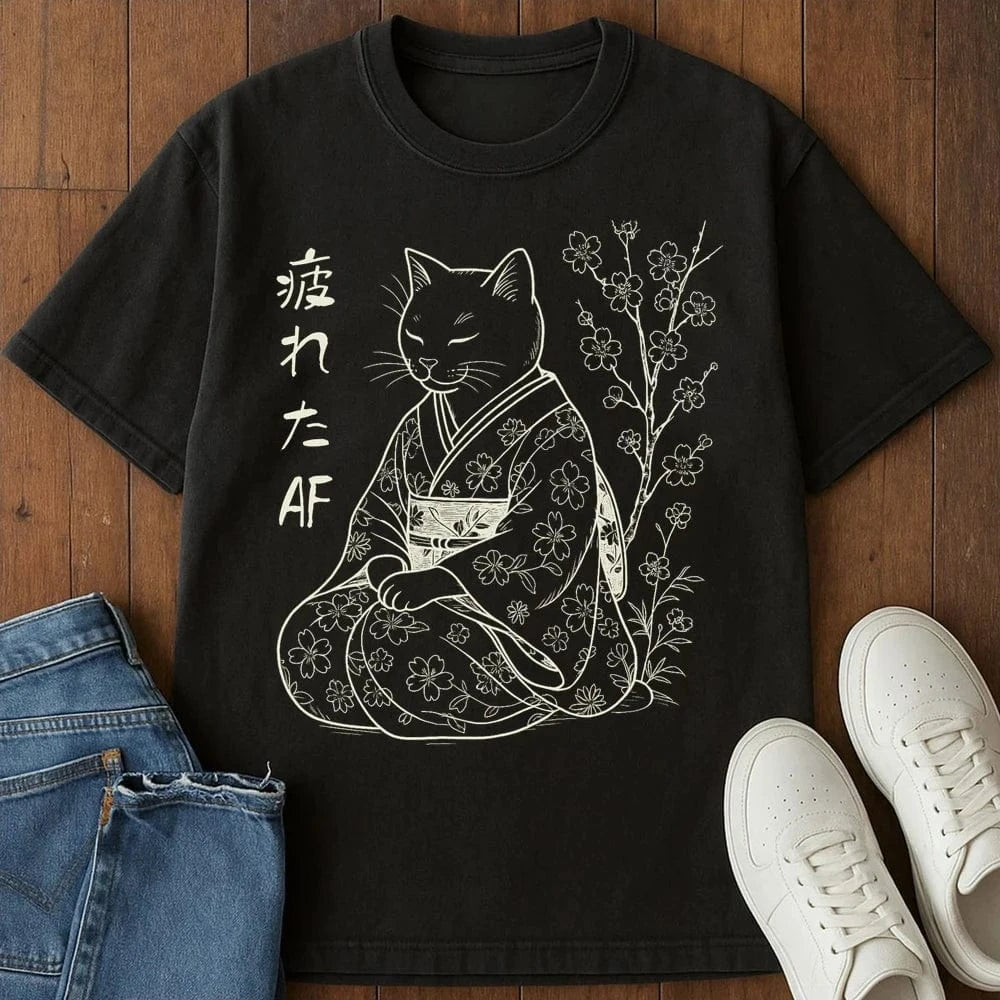 Serene Katmono T-Shirt Black / S 21156652579680640093 T-Shirt