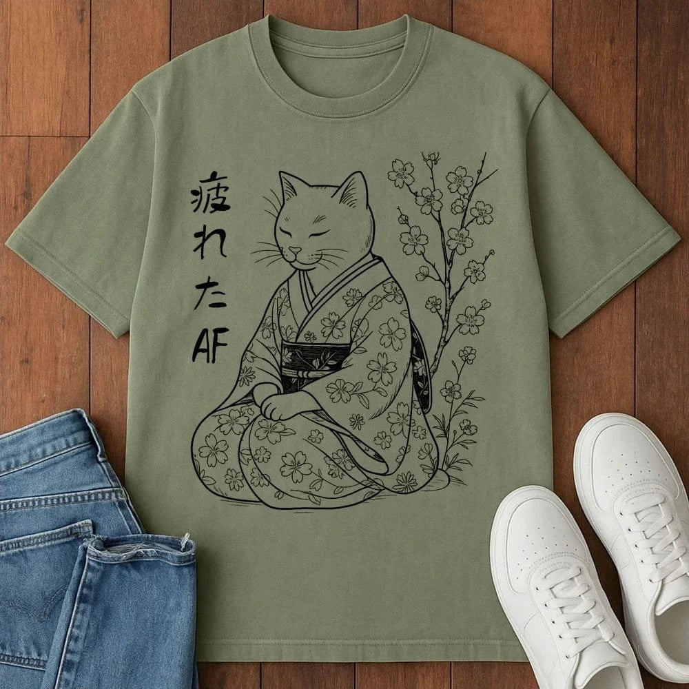 Serene Katmono T-Shirt Moss / S 16807167054664474537 T-Shirt