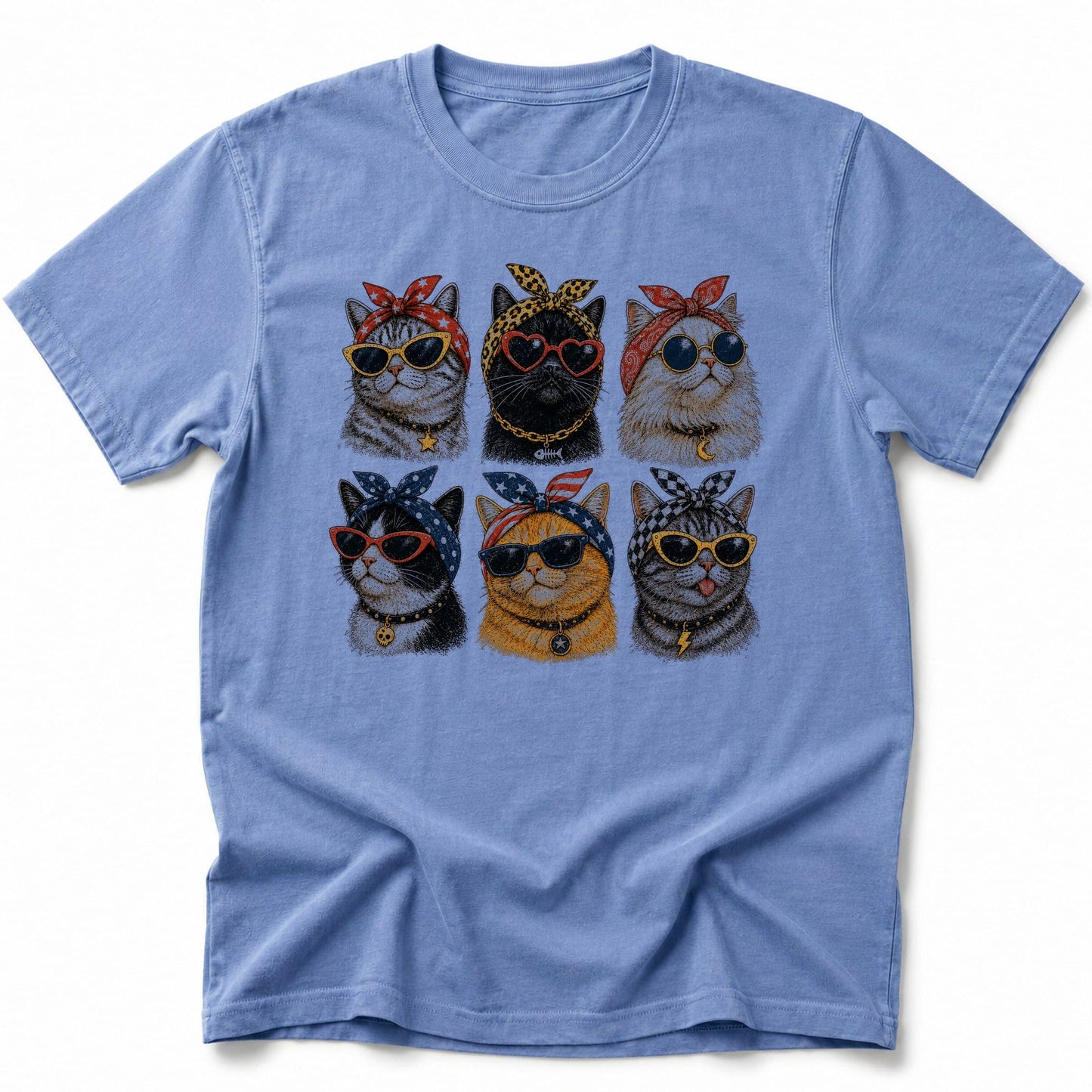 Shade Parade T-Shirt Blue Jean / S 32185317113067752890 T-Shirt