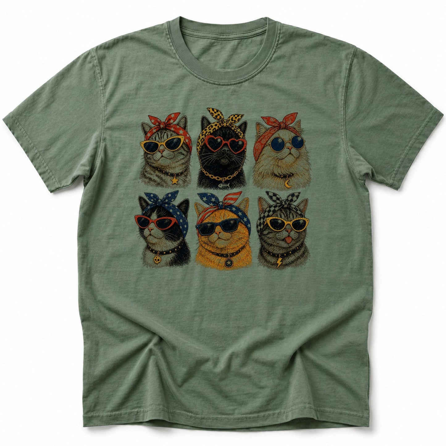Shade Parade T-Shirt Moss / S 11757532318041911956 T-Shirt