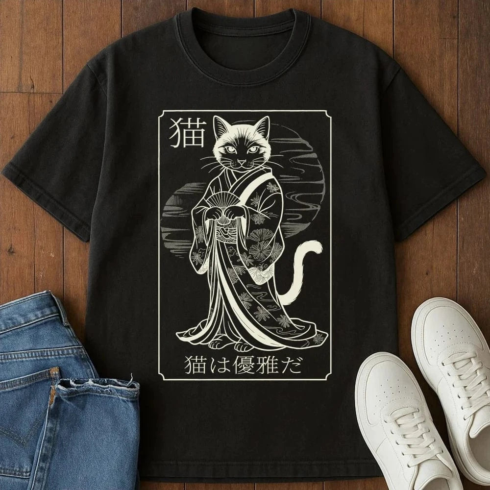 Shadowed Grace T-Shirt Black / S 78474978047838324650 T-Shirt