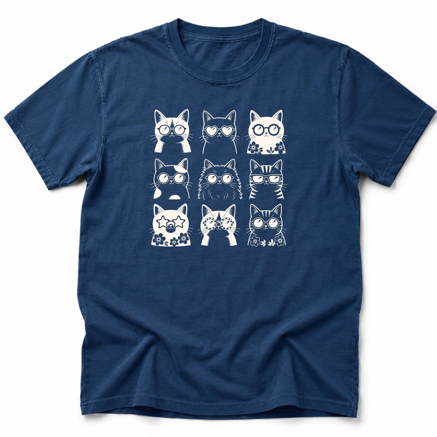 Shady Cats T-Shirt Navy / S 23656097289743756855 T-Shirt