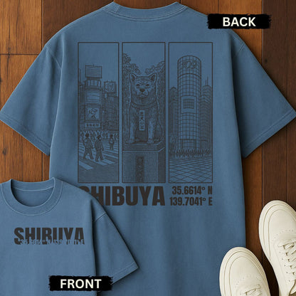 Shibuya Coords T-Shirt Blue Jean / S 10995936902391965489 T-Shirt