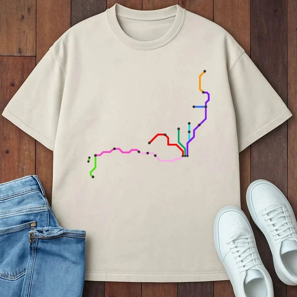 Shinkansen Line T-Shirt Ivory / S 31752996651902962483 T-Shirt