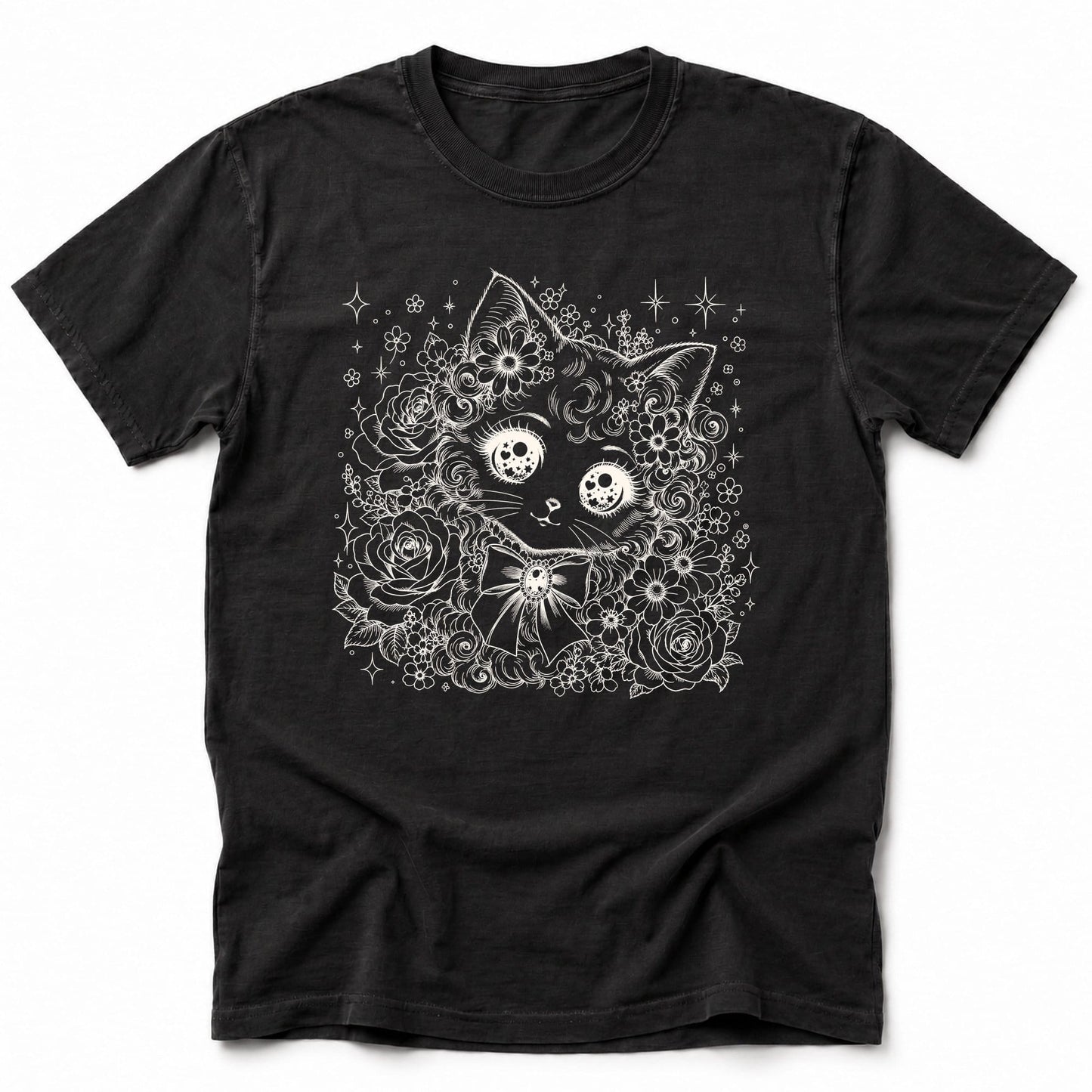 Shoujo Cat T-Shirt Black / S 31065964869760377718 T-Shirt