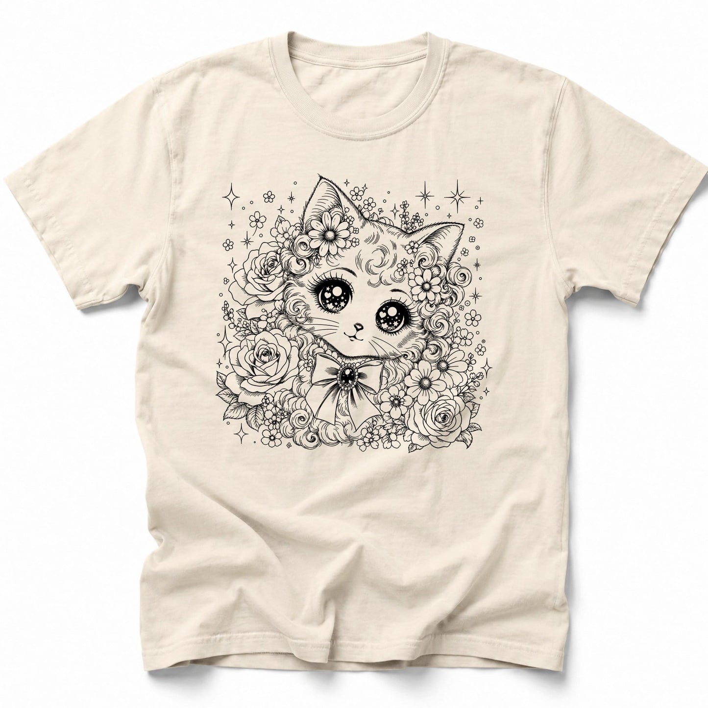 Shoujo Cat T-Shirt Ivory / S 21669429381173204141 T-Shirt