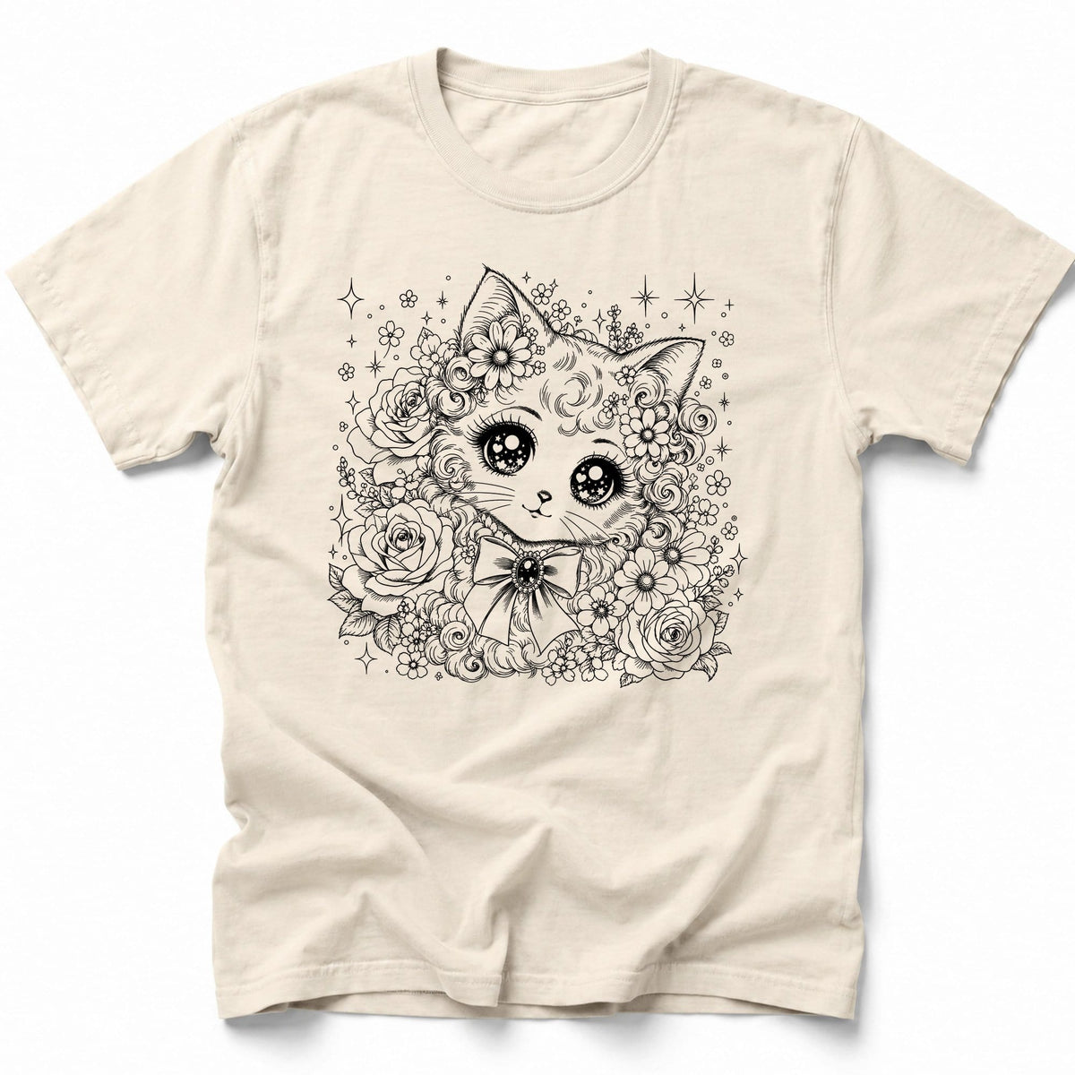 Shoujo Cat T-Shirt Ivory / S 21669429381173204141 T-Shirt