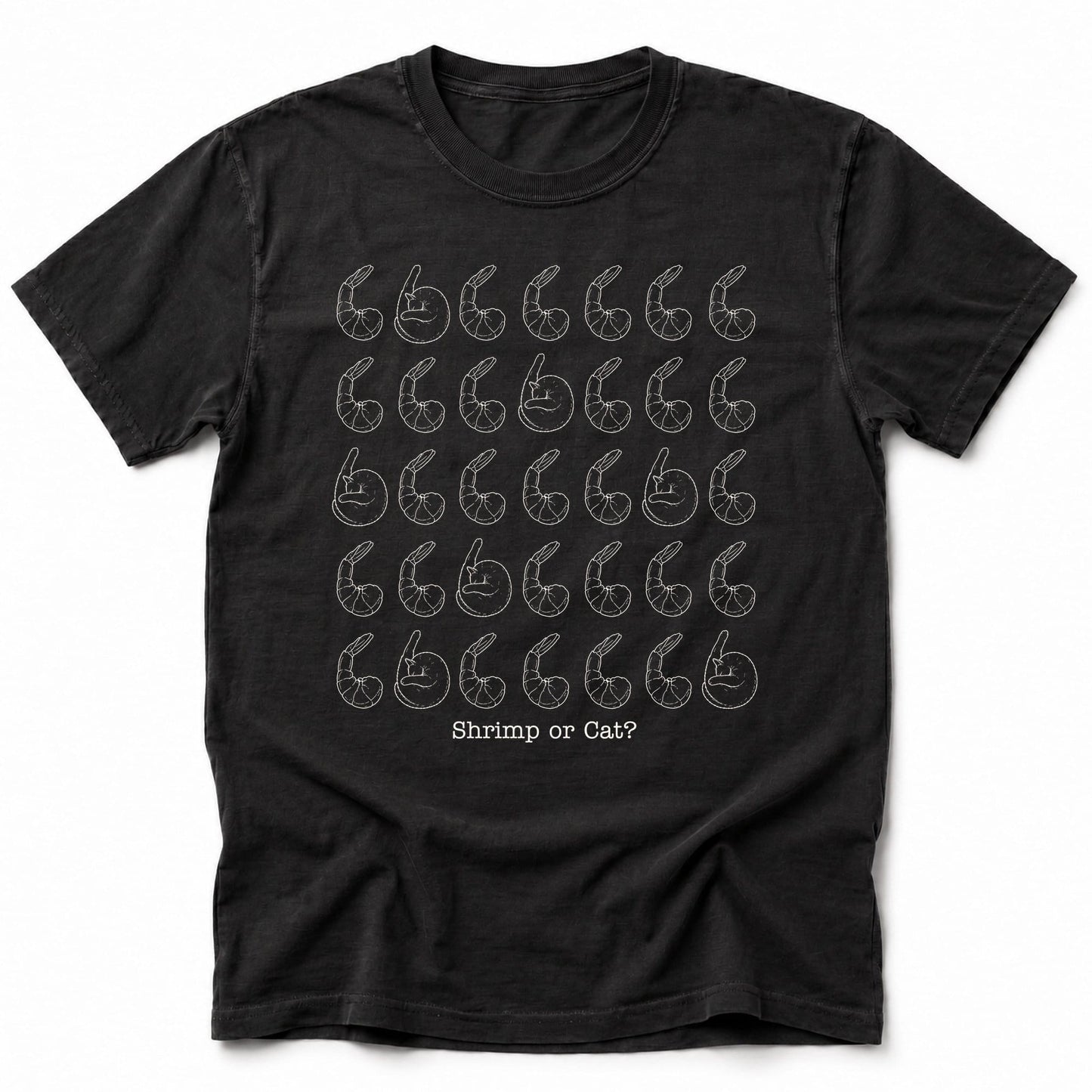 Shrimp or Cat Bespoke T-Shirt Black / S 73143498564685789818 T-Shirt