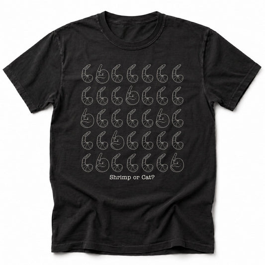 Shrimp or Cat Bespoke T-Shirt Black / S 73143498564685789818 T-Shirt