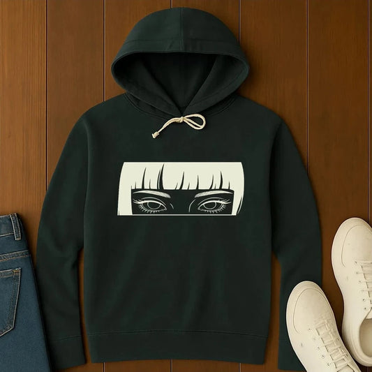 Silent Gaze Hoodie Black / S 15219681219326283221 Hoodie